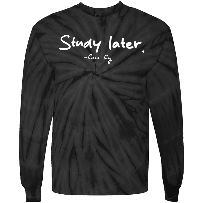 Coach Cig Study Later Tie-Dye Long Sleeve Shirt