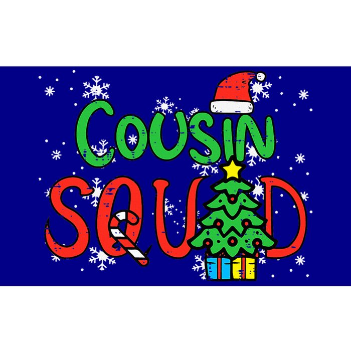 Christmas Cousin Squad Santa Hat Xmas Matching Bumper Sticker