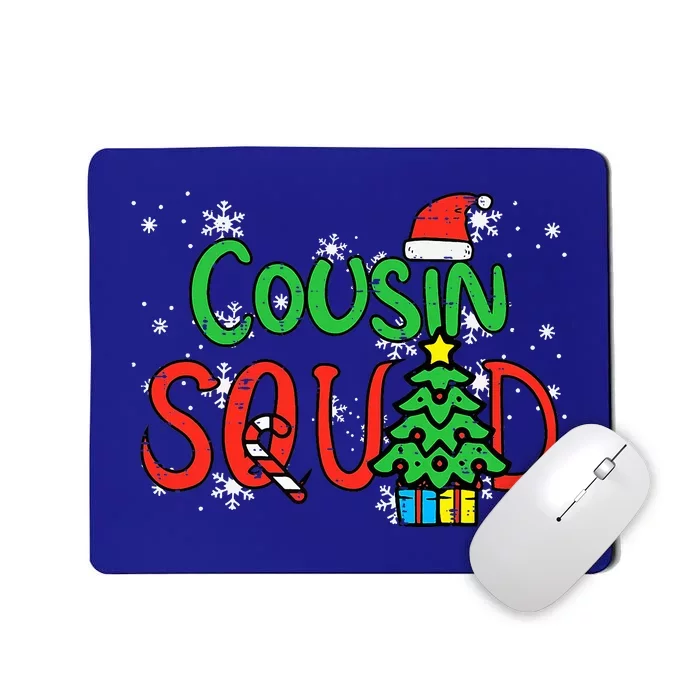 Christmas Cousin Squad Santa Hat Xmas Matching Mousepad