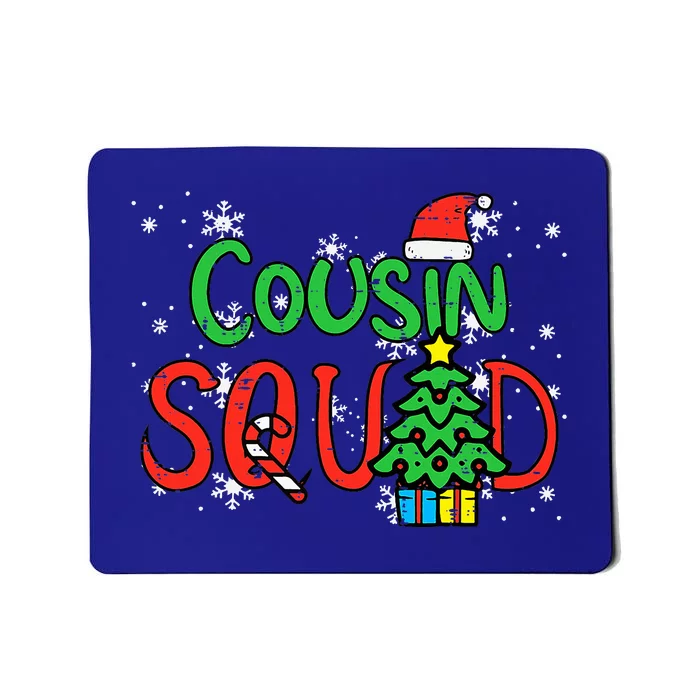 Christmas Cousin Squad Santa Hat Xmas Matching Mousepad