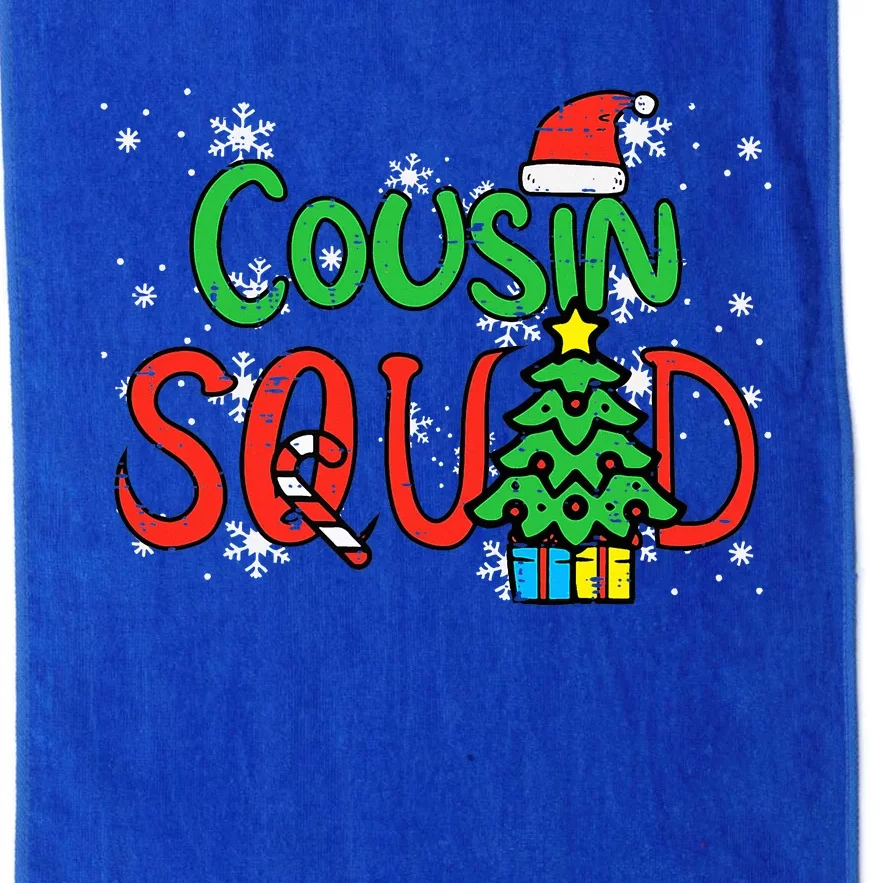 Christmas Cousin Squad Santa Hat Xmas Matching Platinum Collection Golf Towel