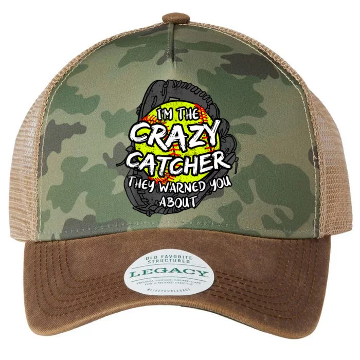 Crazy Catcher Softball Lovers Bat Ball Baseball Women Legacy Tie Dye Trucker Hat