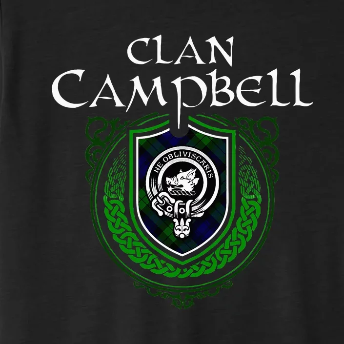 Clan Campbell Surname Scottish Clan Crest Tartan Badge ChromaSoft Performance T-Shirt