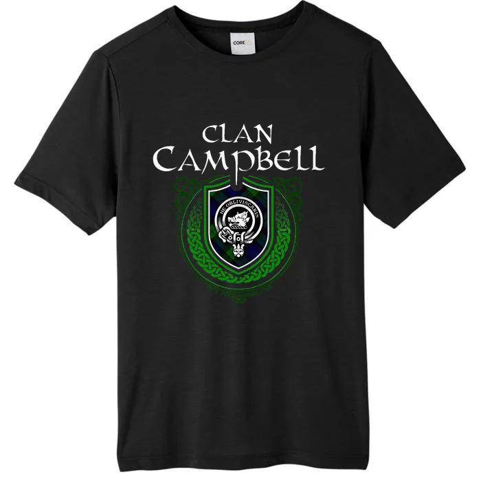 Clan Campbell Surname Scottish Clan Crest Tartan Badge ChromaSoft Performance T-Shirt