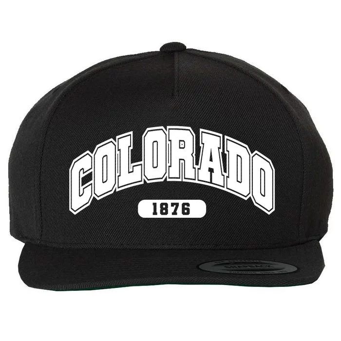 Colorado Collegiate Style 1876 Wool Snapback Cap