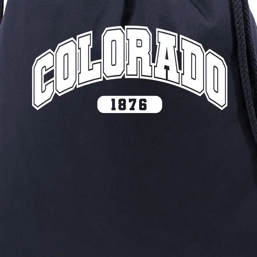 Colorado Collegiate Style 1876 Drawstring Bag