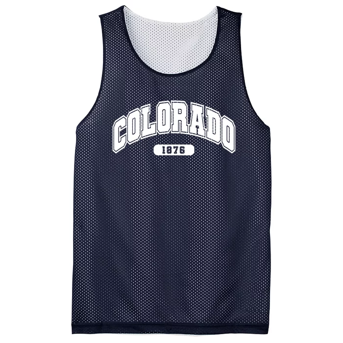 Colorado Collegiate Style 1876 Mesh Reversible Basketball Jersey Tank