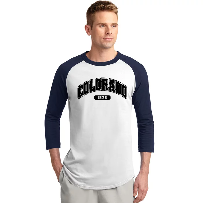 Colorado Collegiate Style 1876 Baseball Sleeve Shirt