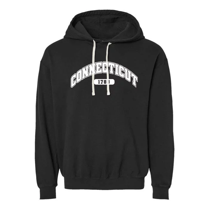 Connecticut Collegiate Style 1788 Garment-Dyed Fleece Hoodie