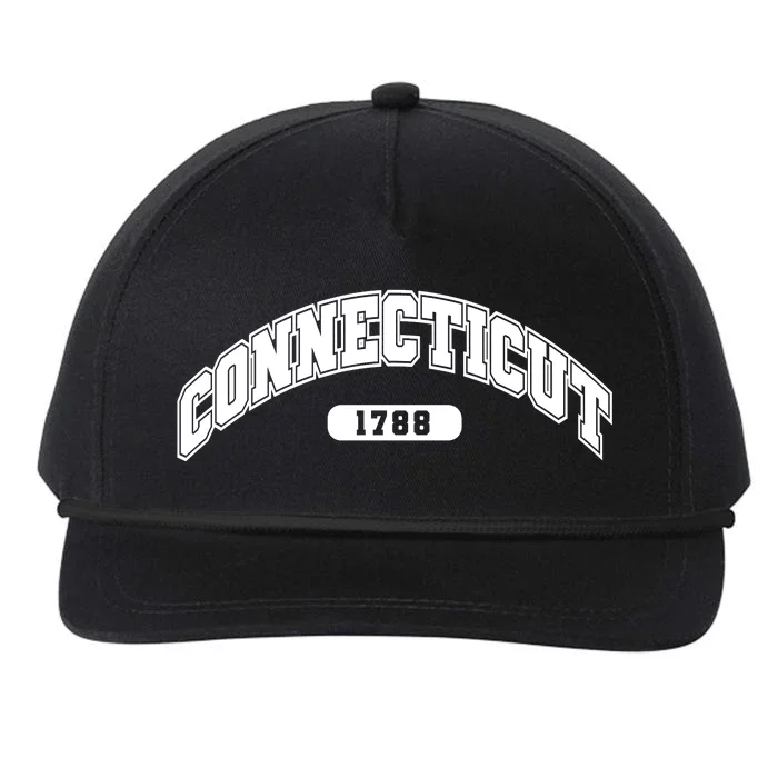 Connecticut Collegiate Style 1788 Snapback Five-Panel Rope Hat