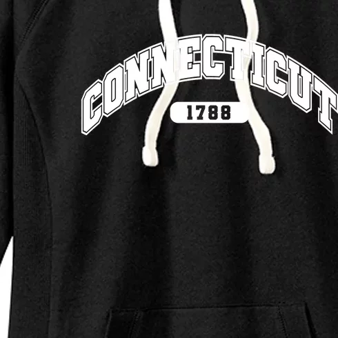 Connecticut Collegiate Style 1788 Women's Fleece Hoodie