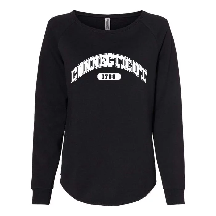 Connecticut Collegiate Style 1788 Womens California Wash Sweatshirt