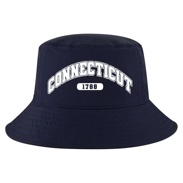 Connecticut Collegiate Style 1788 Cool Comfort Performance Bucket Hat