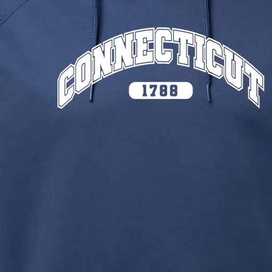 Connecticut Collegiate Style 1788 Performance Fleece Hoodie