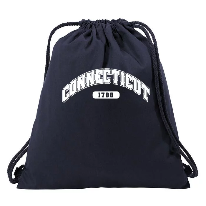 Connecticut Collegiate Style 1788 Drawstring Bag