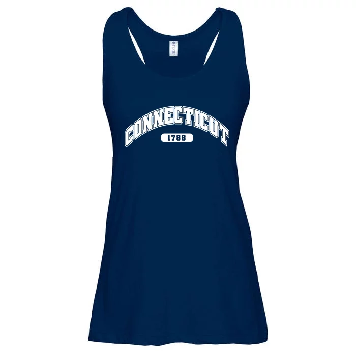 Connecticut Collegiate Style 1788 Ladies Essential Flowy Tank