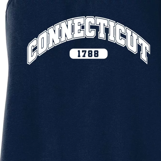 Connecticut Collegiate Style 1788 Women's Racerback Tank