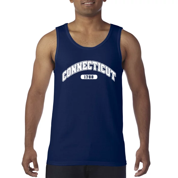 Connecticut Collegiate Style 1788 Tank Top