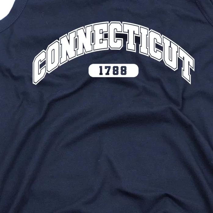 Connecticut Collegiate Style 1788 Tank Top