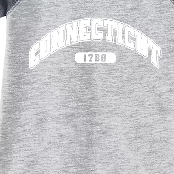 Connecticut Collegiate Style 1788 Infant Baby Jersey Bodysuit