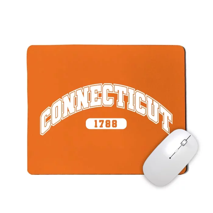 Connecticut Collegiate Style 1788 Mousepad