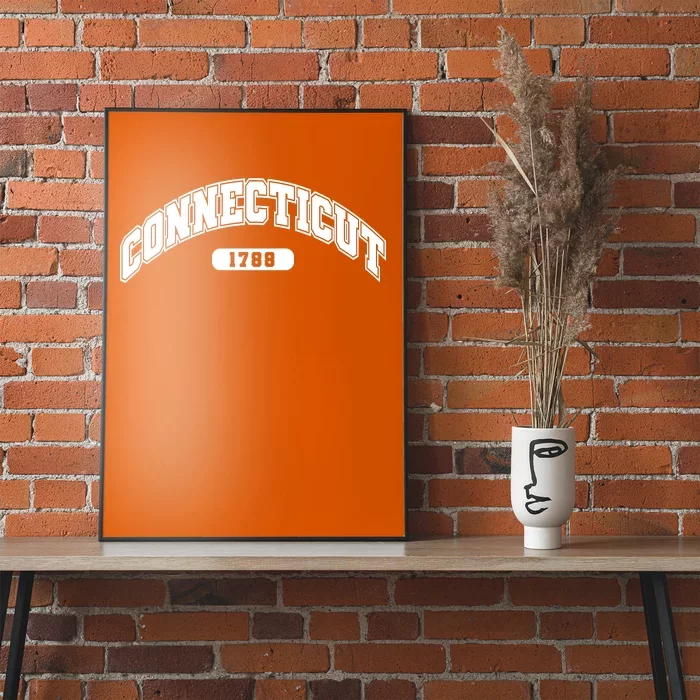 Connecticut Collegiate Style 1788 Poster