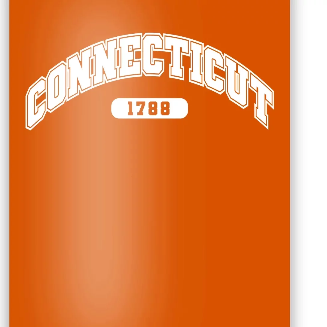 Connecticut Collegiate Style 1788 Poster