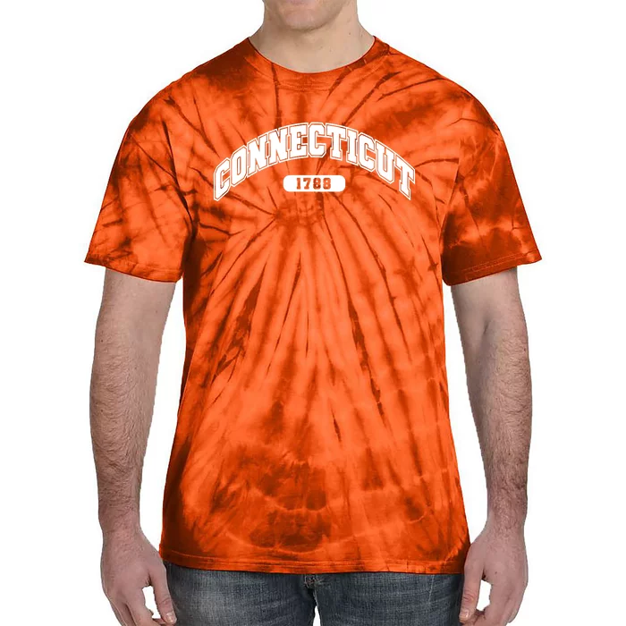 Connecticut Collegiate Style 1788 Tie-Dye T-Shirt