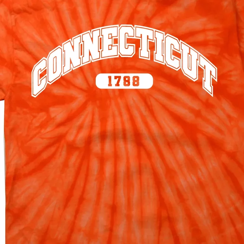 Connecticut Collegiate Style 1788 Tie-Dye T-Shirt