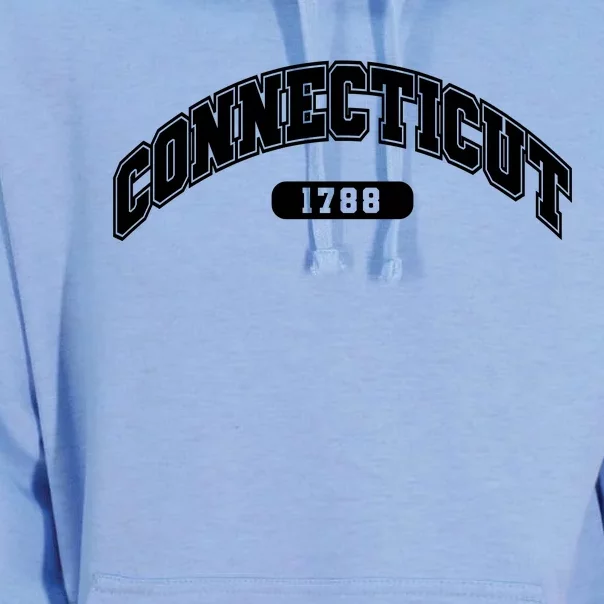 Connecticut Collegiate Style 1788 Unisex Surf Hoodie