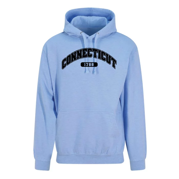 Connecticut Collegiate Style 1788 Unisex Surf Hoodie