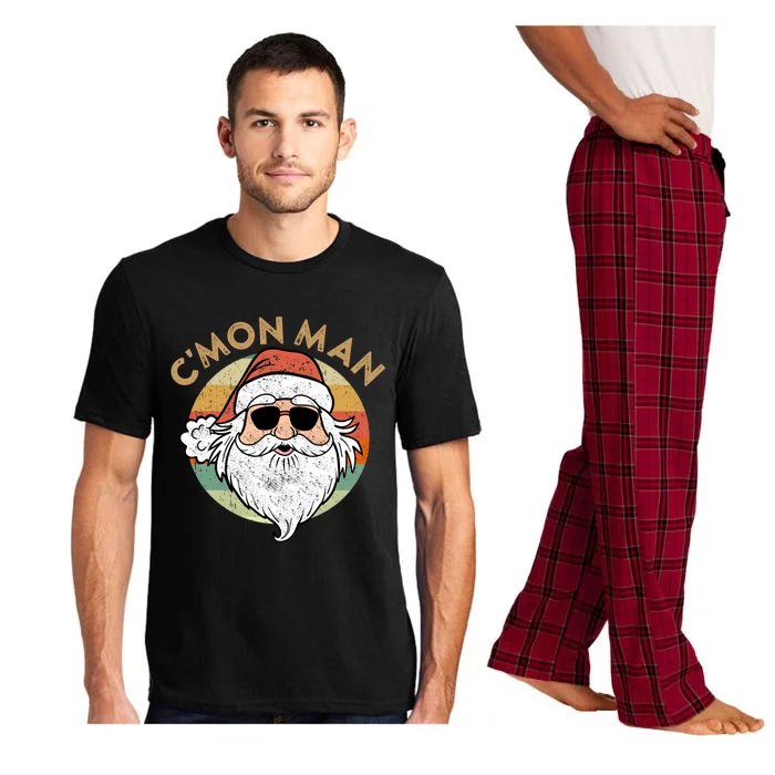 CMon Cool Santa Funny Political Christmas Quote Meme Gift Pajama Set