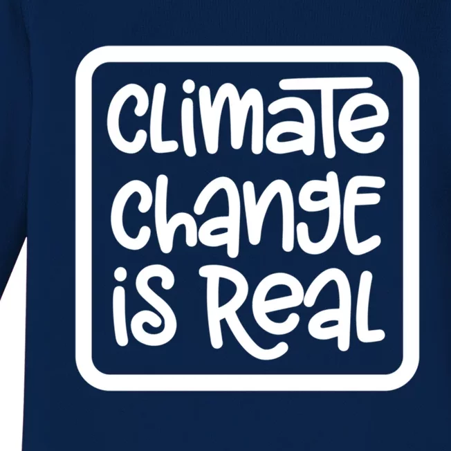 Climate Change Save The Planet Gift Baby Long Sleeve Bodysuit