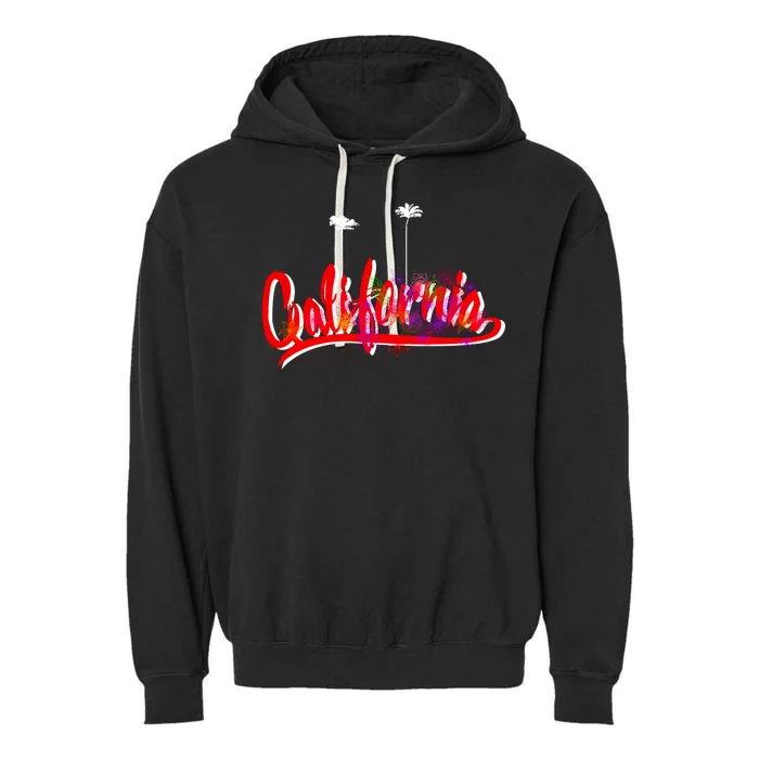 Cool California Script Logo Garment-Dyed Fleece Hoodie