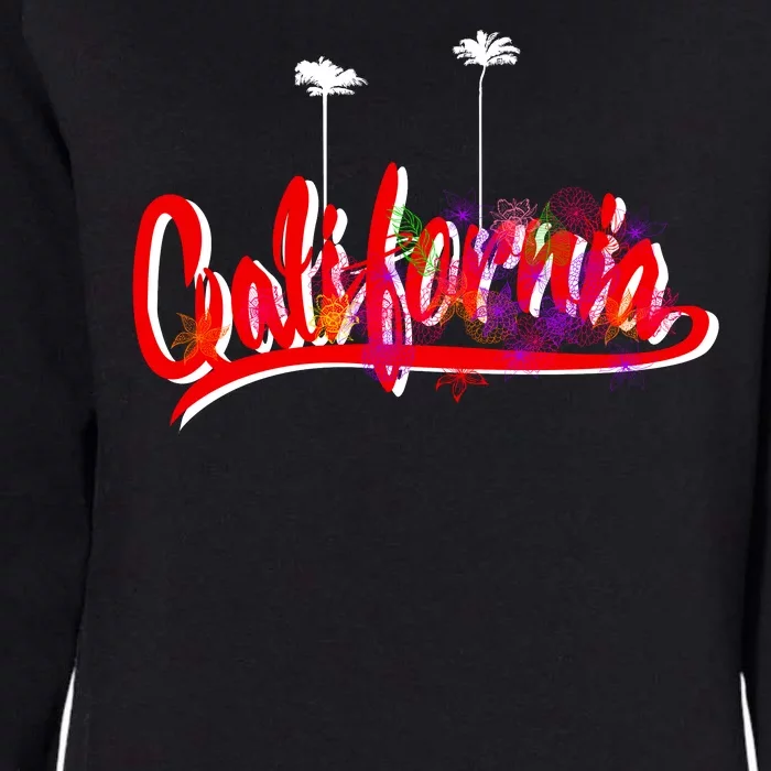 Cool California Script Logo Womens California Wash Sweatshirt