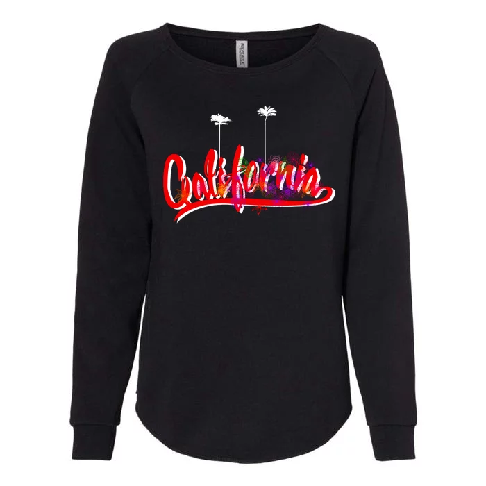 Cool California Script Logo Womens California Wash Sweatshirt