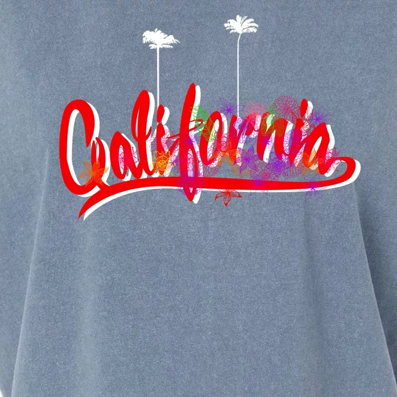 Cool California Script Logo Garment-Dyed Women's Muscle Tee