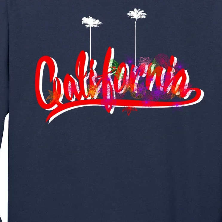 Cool California Script Logo Tall Long Sleeve T-Shirt