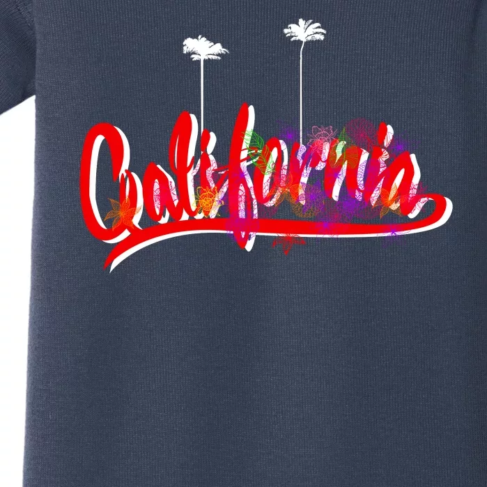 Cool California Script Logo Baby Bodysuit