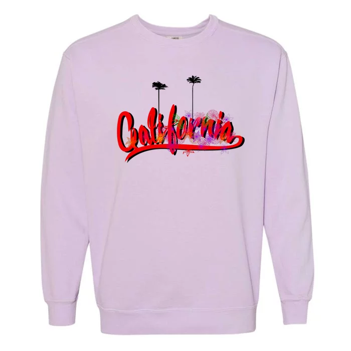 Cool California Script Logo Garment-Dyed Sweatshirt