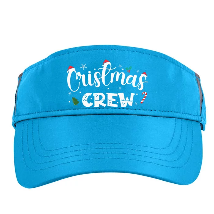 Christmas Crew Santa Family Matching Group Xmas Adult Drive Performance Visor