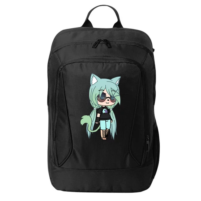 Cute Chibi Style Kawaii Anime Girl Chloe Chan The Tomboy City Backpack