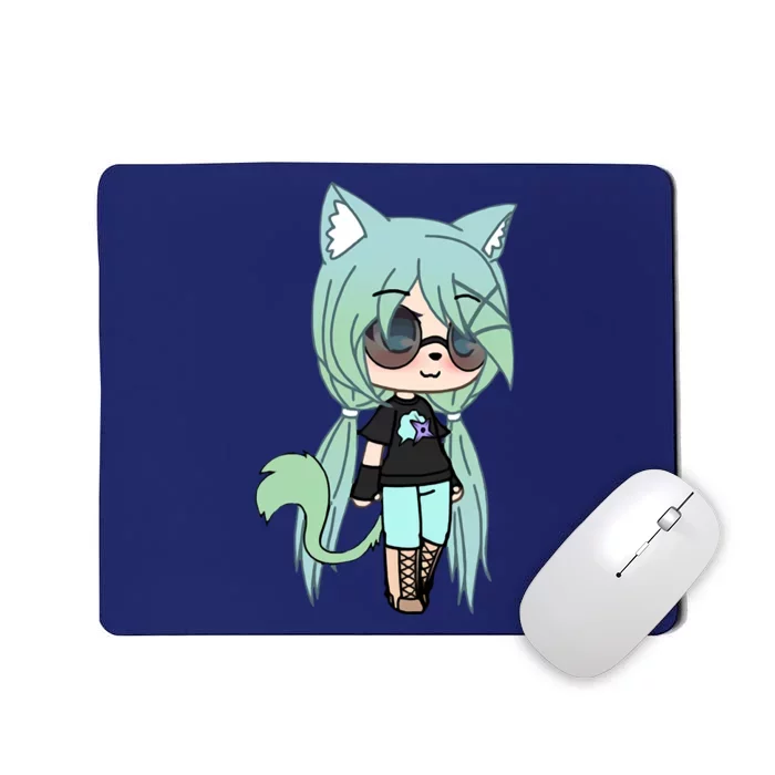 Cute Chibi Style Kawaii Anime Girl Chloe Chan The Tomboy Mousepad