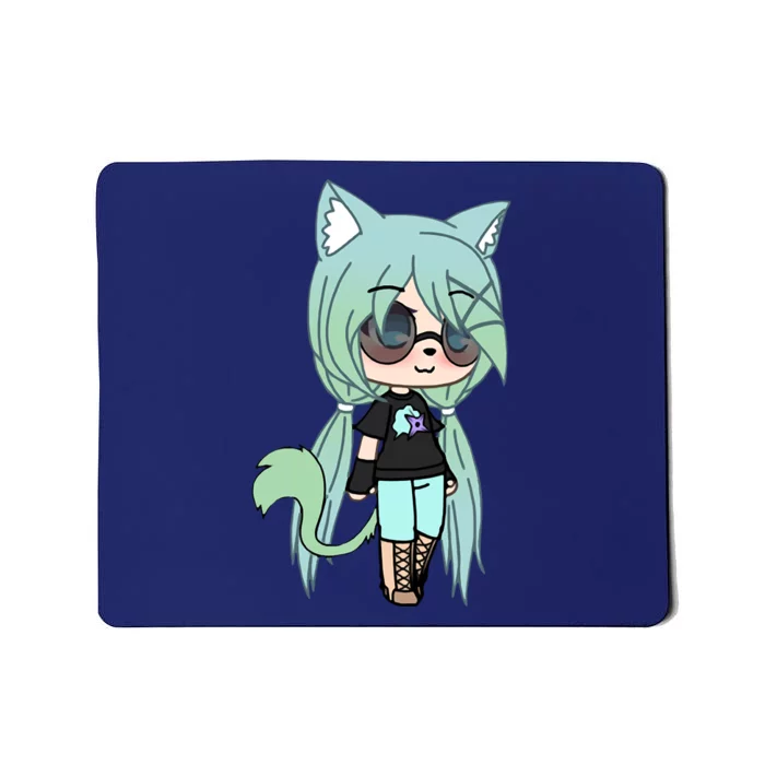 Cute Chibi Style Kawaii Anime Girl Chloe Chan The Tomboy Mousepad