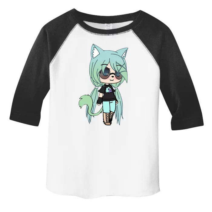 Cute Chibi Style Kawaii Anime Girl Chloe Chan The Tomboy Toddler Fine Jersey T-Shirt