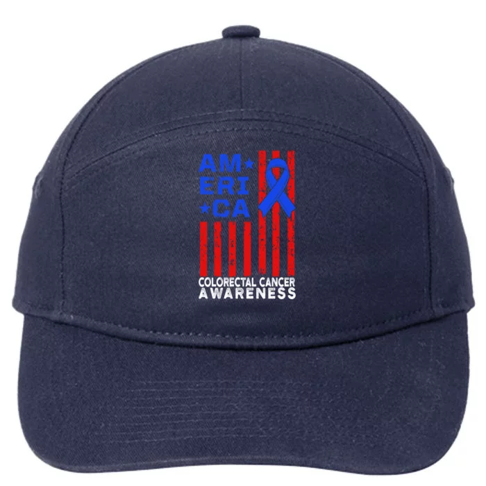 Colorectal Cancer Survivor Teaching Crc Warrior Gift 7-Panel Snapback Hat