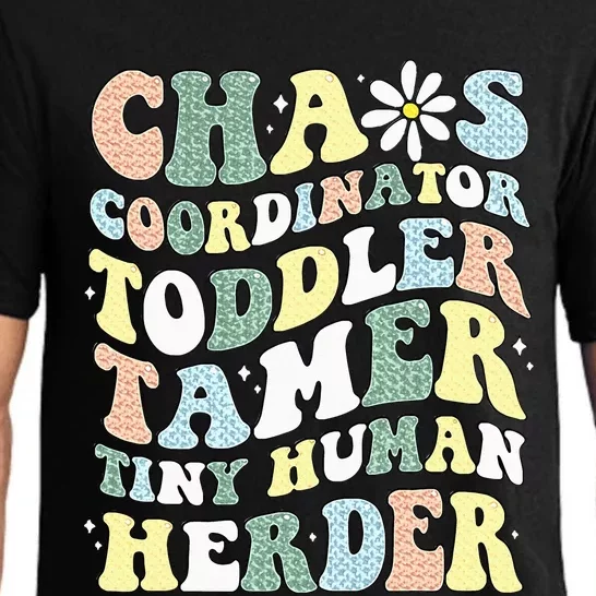 Chaos Coordinator Tamer Tiny Human Herder Daycare Pajama Set