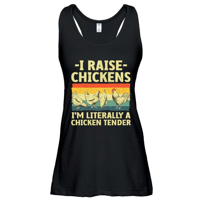 Cool Chicken Tender Art For Women Poultry Chicken Farmer Ladies Essential Flowy Tank