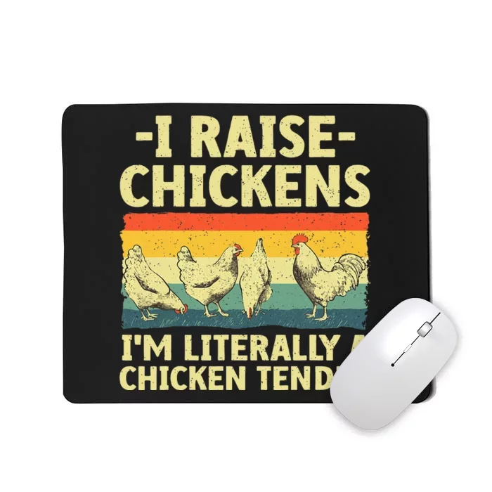 Cool Chicken Tender Art For Women Poultry Chicken Farmer Mousepad