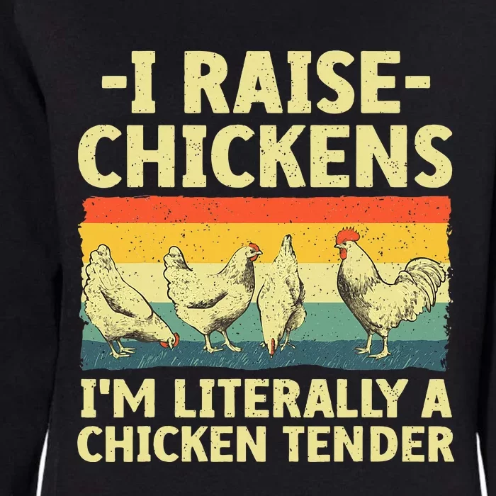 Cool Chicken Tender Art For Women Poultry Chicken Farmer Womens California Wash Sweatshirt